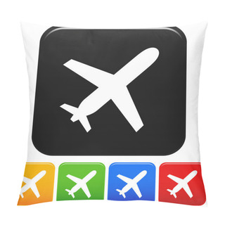 Personality  Airplane, Aircraft Icon Pillow Covers