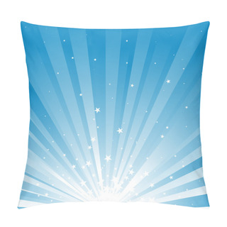 Personality  Star Rays Background Pillow Covers
