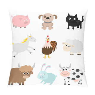 Personality  Farm Animals Set Pillow Covers