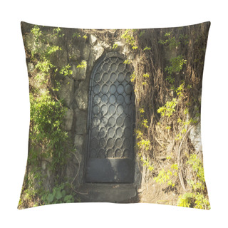 Personality  Mysteru Door In The Forest Pillow Covers