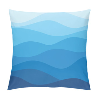 Personality  Abstract Water Wave Design Background Pillow Covers