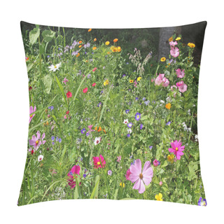 Personality  Mixed Colorful Wildflowers Pillow Covers