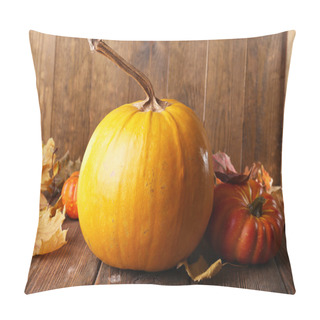 Personality  Ripe Pumpkin Background Pillow Covers