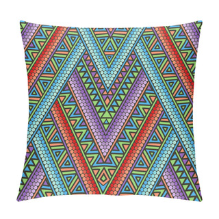 Personality  Bright Ethnic Seamless Pattern  Pillow Covers