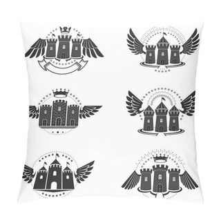 Personality  Ancient Bastions Emblems Set.  Pillow Covers