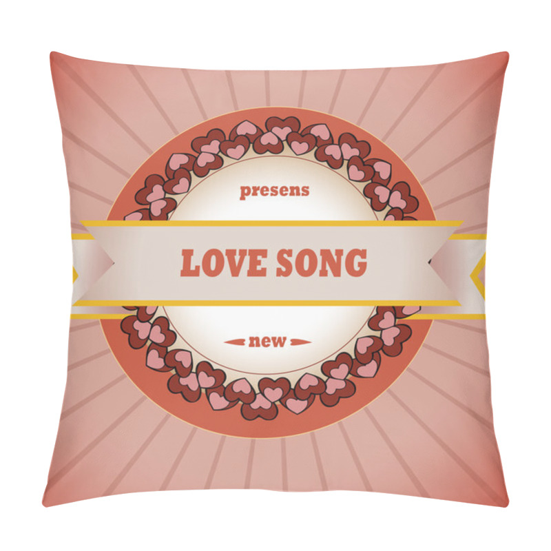 Personality  Vector Valentine's Day Love Badge Pillow Covers