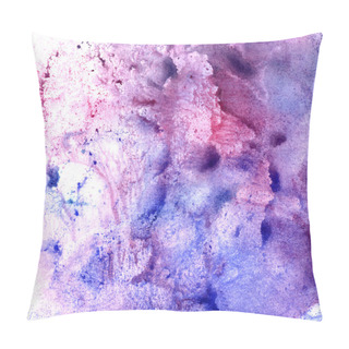 Personality  Purple Abstract Watercolor Background Pillow Covers