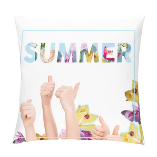 Personality  Hands Gesturing Thumbs Up  Pillow Covers