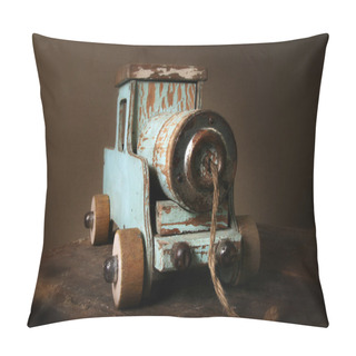 Personality  Train Toy Vintage Pillow Covers