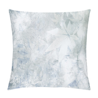 Personality  Soft Blue Grey Floral Pattern - Vintage Flower Background Pillow Covers