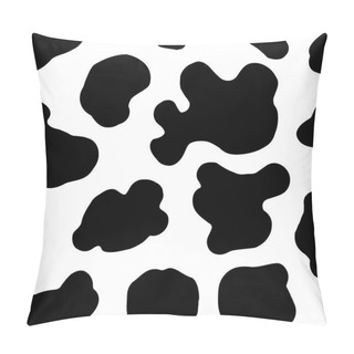 Personality  Seamless Pattern. Stains On The Skin Of A Cow. Pillow Covers