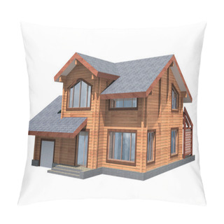 Personality  Residential House. Pillow Covers