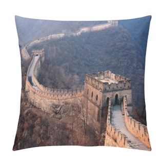 Personality  Great Wall Sunset Pillow Covers