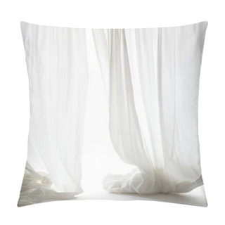 Personality  White Curtain Pillow Covers