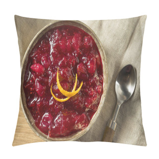 Personality  Sweet Homemade Cranberry Sauce For Thanksgiving Dinner Pillow Covers