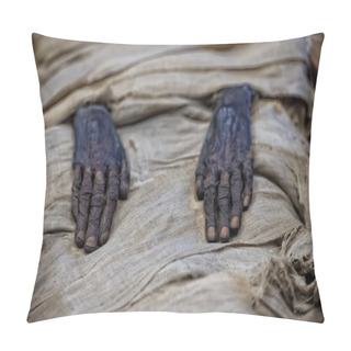 Personality  Egyptian Mummy Hands Pillow Covers