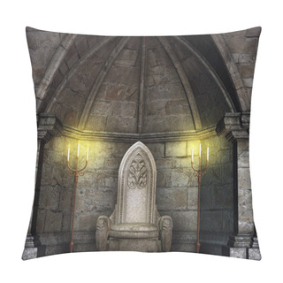 Personality  Stone Throne Pillow Covers