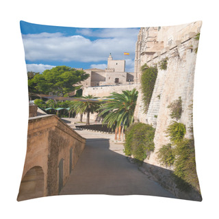 Personality  Street View In Palma De Majorca Pillow Covers