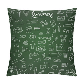 Personality  Business Icons Pillow Covers