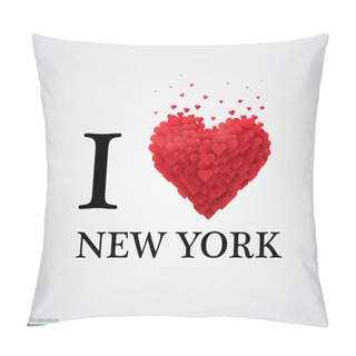 Personality  I Love New York Heart Sign. Pillow Covers