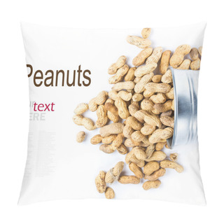 Personality  Dried Peanuts In Shells In A Metal Cup Pillow Covers