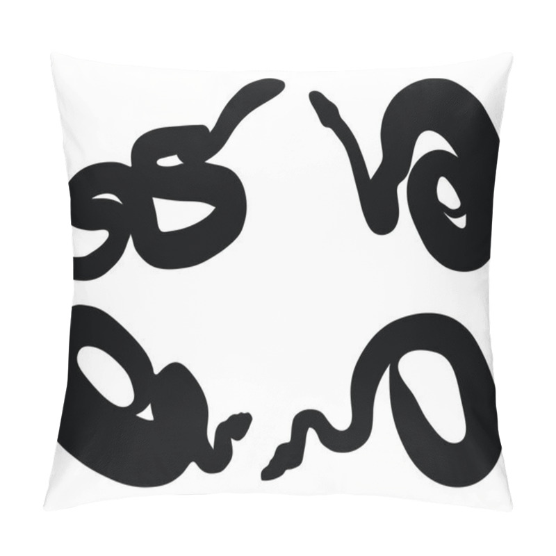 Personality  Snakes pillow covers