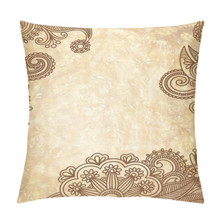 Personality  Grunge Abstract Floral Background Pillow Covers