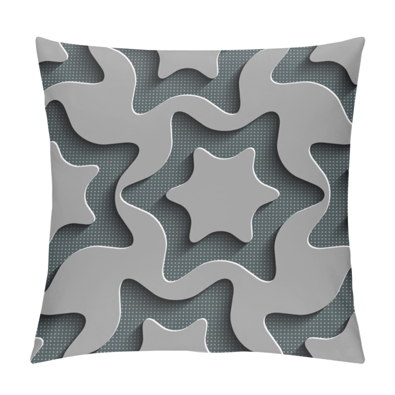 Personality  Seamless Stars Pattern pillow covers