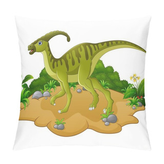 Personality  Happy Dinosaur Cartoon Pillow Covers