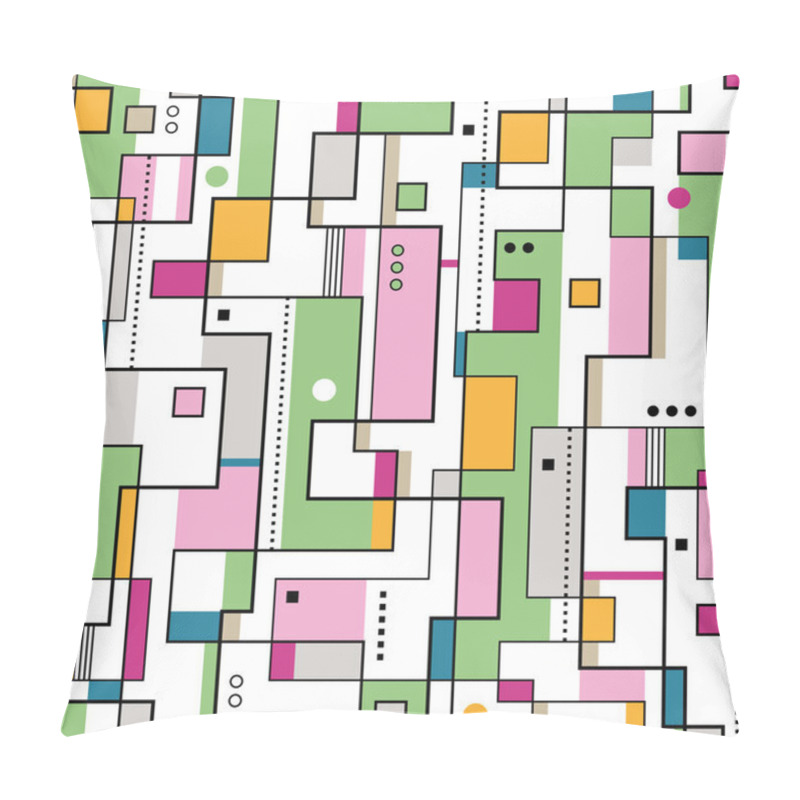 Personality  Colorful abstract pattern pillow covers