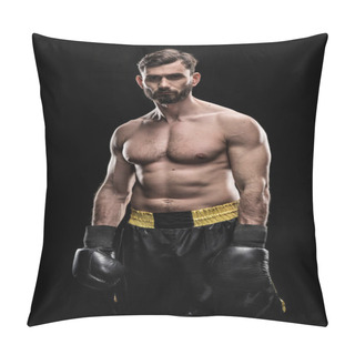 Personality  Sportsman In Boxing Gloves Pillow Covers