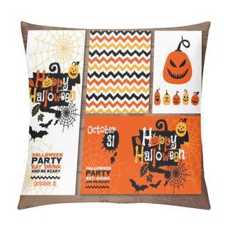 Personality  Halloween Background Pillow Covers