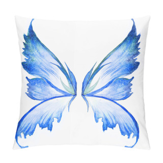Personality  Blue Fairy Wings Pillow Covers