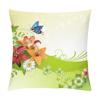 Personality  Springtime Background Pillow Covers
