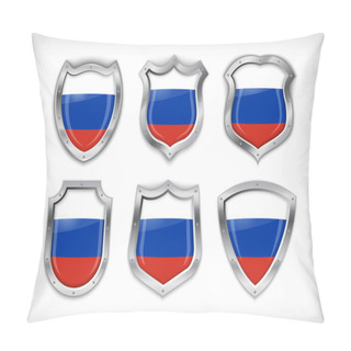 Personality  Different Icons With Russia Flag Pillow Covers