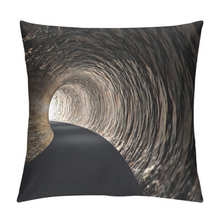 Personality  Dark Road Tunnel Pillow Covers