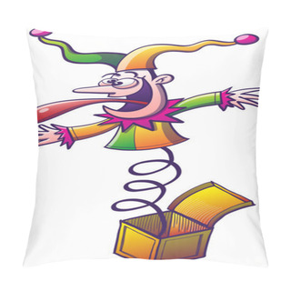 Personality  Crazy Buffoon Dressed Colorfully Pillow Covers