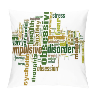 Personality  Obsessive Word Cloud Pillow Covers