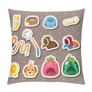 Personality  Pet Tool Stickers Pillow Covers