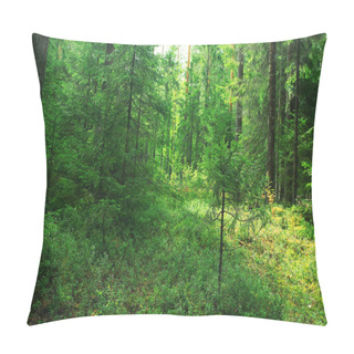 Personality  Dense Forest Landscape Pillow Covers