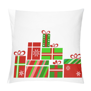 Personality  Pile Of Presents For Christmas Pillow Covers