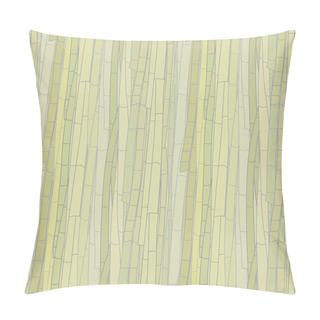 Personality  Light Seamless Pattern Of Bamboo Stalks In Shades Of Green. Vector Eps 10. Pillow Covers