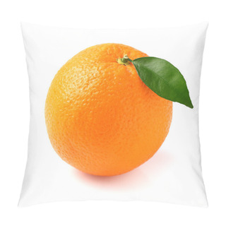 Personality  Fresh Orange Fruit With Leaf Pillow Covers