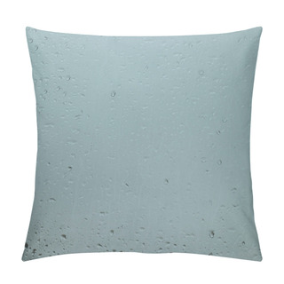 Personality  Rain Drops In A Window Pillow Covers