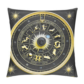 Personality  Zodiac Gold Pillow Covers