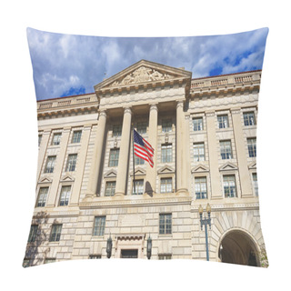 Personality  Department Of Commerce In Herbert Hoover Building Pillow Covers