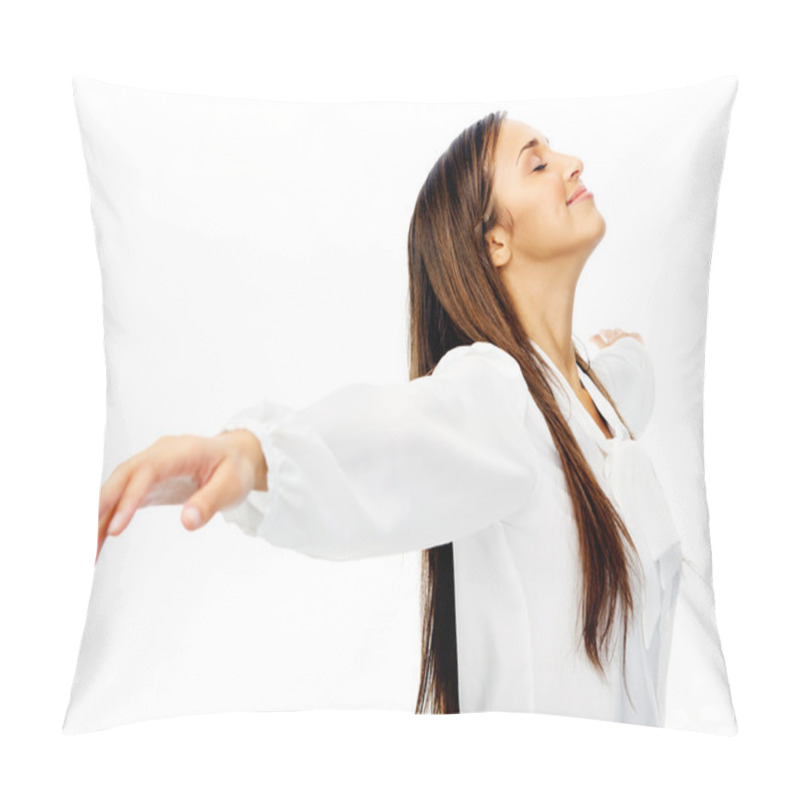 Personality  Carefree Woman Pillow Covers