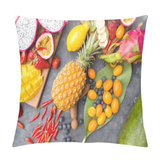 Personality  Fresh Exotic Fruits Pillow Covers