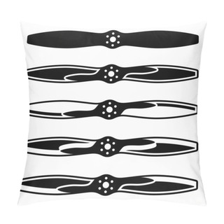 Personality  Airplane Propeller Symbols Pillow Covers