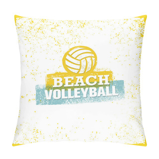 Personality  Beach Volleyball Bright Design Element Pillow Covers